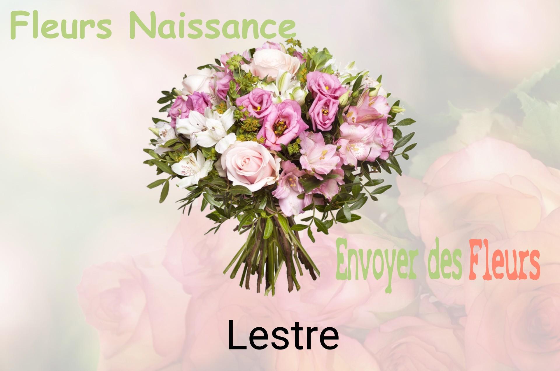 Bouquet de fleurs de naissance livré à Lestre